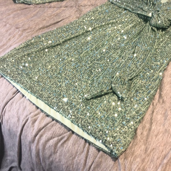Sexy Sequin Green Dress for night out - Picture 5 of 6